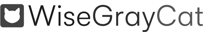 WiseGrayCat Logo